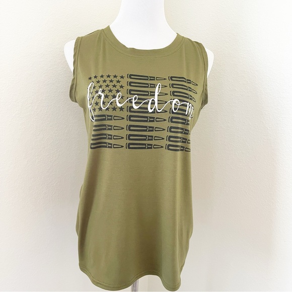 Freedom Second Amendment Tank Women’s Size Small EUC - Picture 2 of 9
